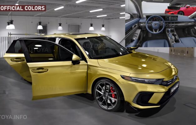 2026 Honda Civic Plug In Hybrid Sedan Gets Imagined In Ritzy Colors And With New Styling Autoevolution