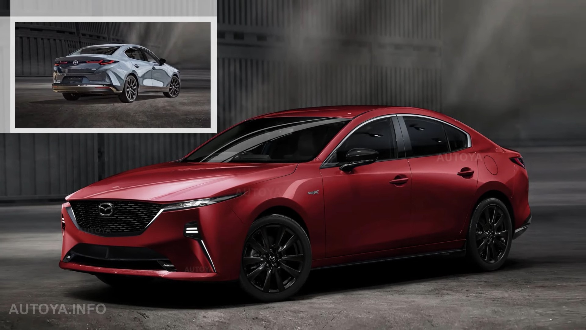 Popular 2026 Mazda3 Compact Sedan Gets Rendered Refreshed Inside Out In Colorful Shades Autoevolution