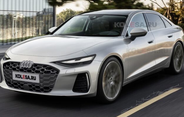 2026 Audi A7 Sedan Gets Rendered Based On Latest Spy Images Puts BMW 5 Series On Notice Autoevolution