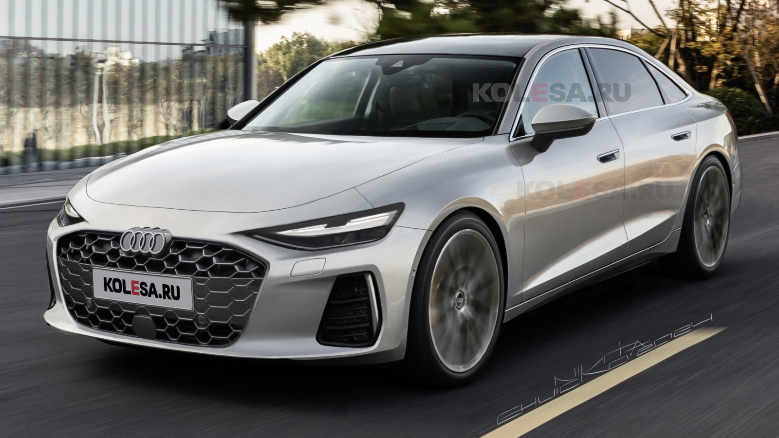 2026 Audi A7 Sedan Gets Rendered Based On Latest Spy Images Puts BMW 5 Series On Notice Autoevolution
