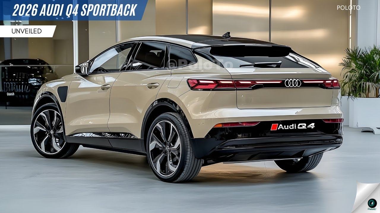2026 Audi Q4 Sportback Unveiled Amazing Innovation In The Electric Vehicle Sector YouTube