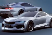 2026 Chevy Camaro Render Takes Aim At Ford Mustang Dark Horse Carscoops