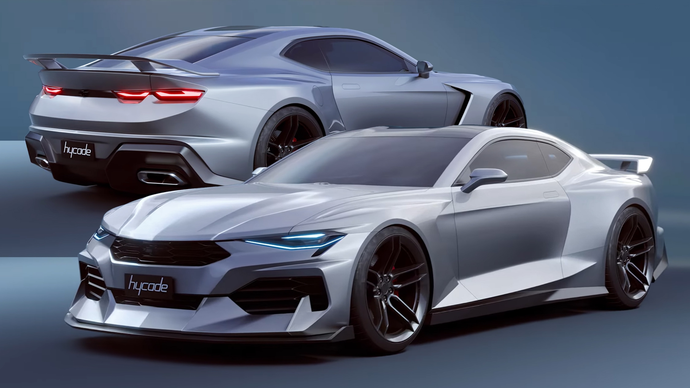 2026 Chevy Camaro Render Takes Aim At Ford Mustang Dark Horse Carscoops