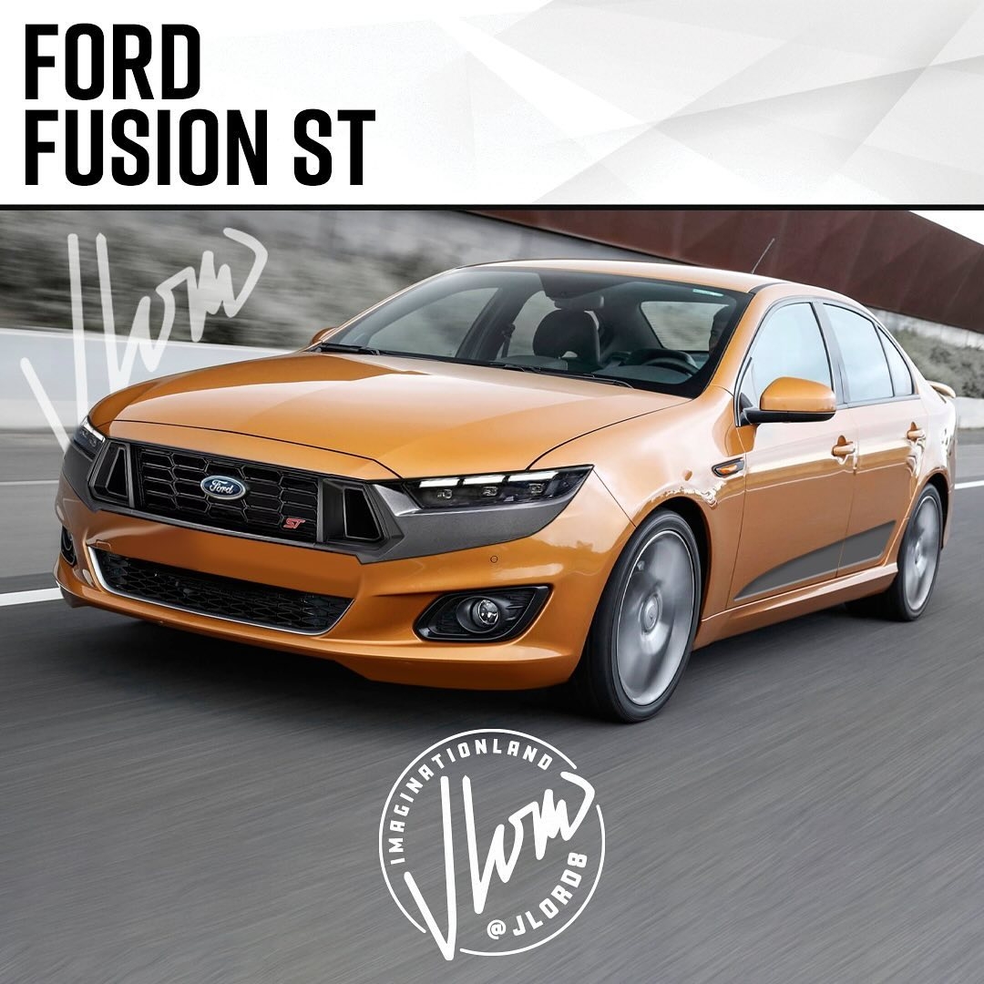 2026 Ford Fusion ST Arrives From Imagination Land With Falcon X Mustang RWD V8 Traits Autoevolution