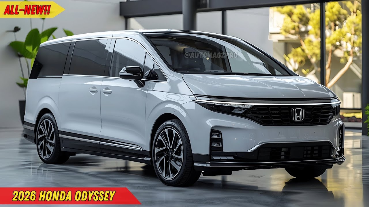 2026 Honda Odyssey First Look More Stylish More Tech YouTube