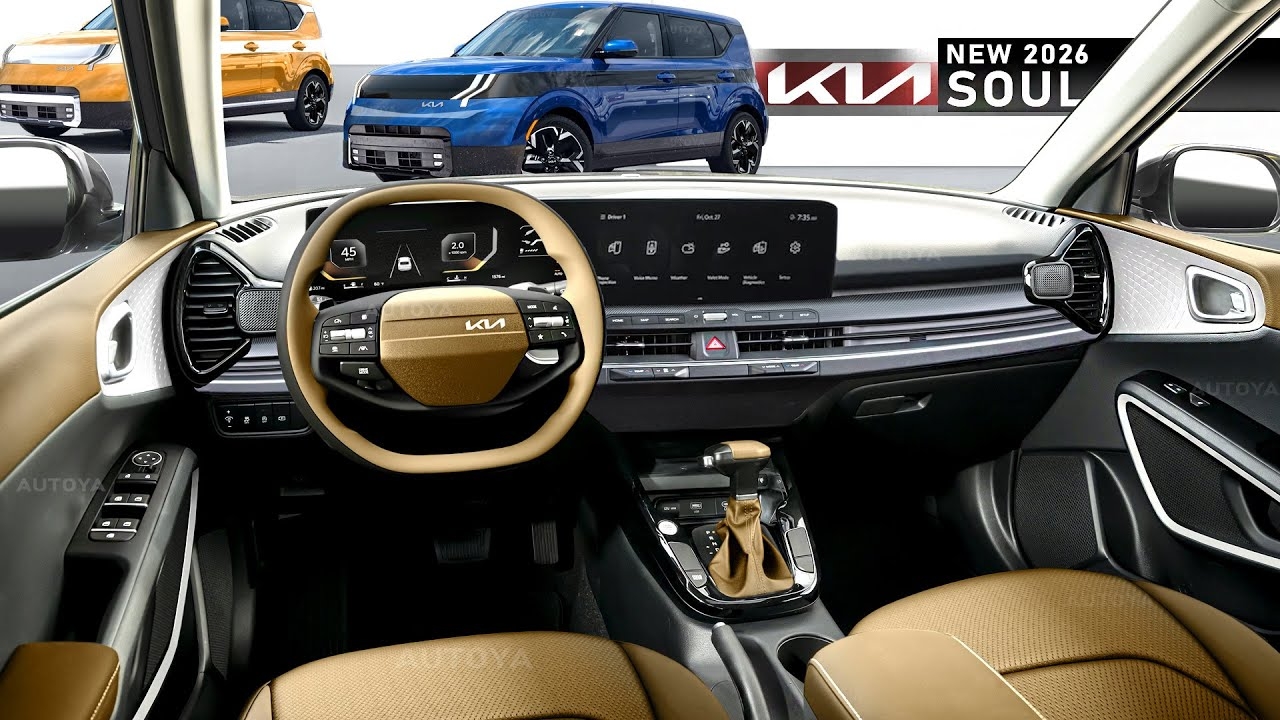 2026 Kia Soul INTERIOR Preview Color Options YouTube