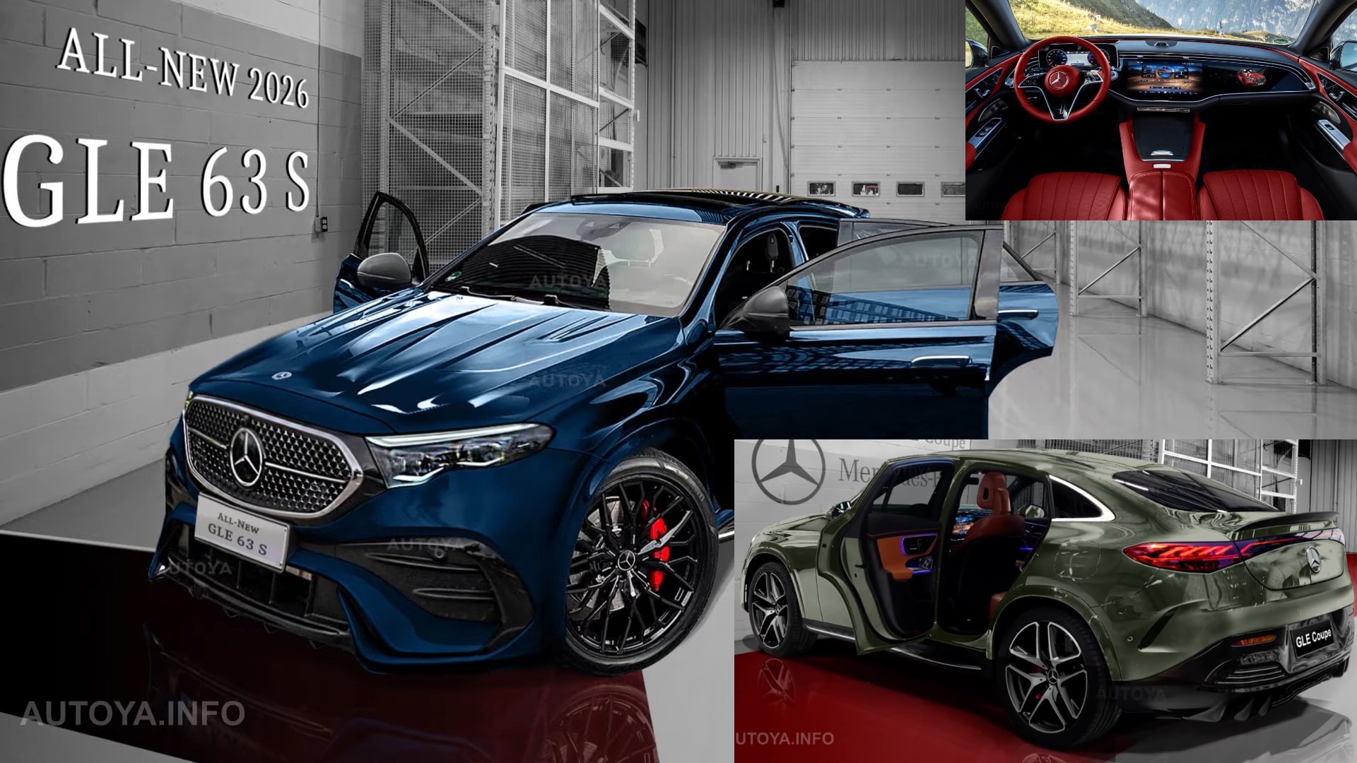 2026 Mercedes AMG GLE 63 S Coupe And SUV Appear Fresh In Fantasy Land How About That Autoevolution