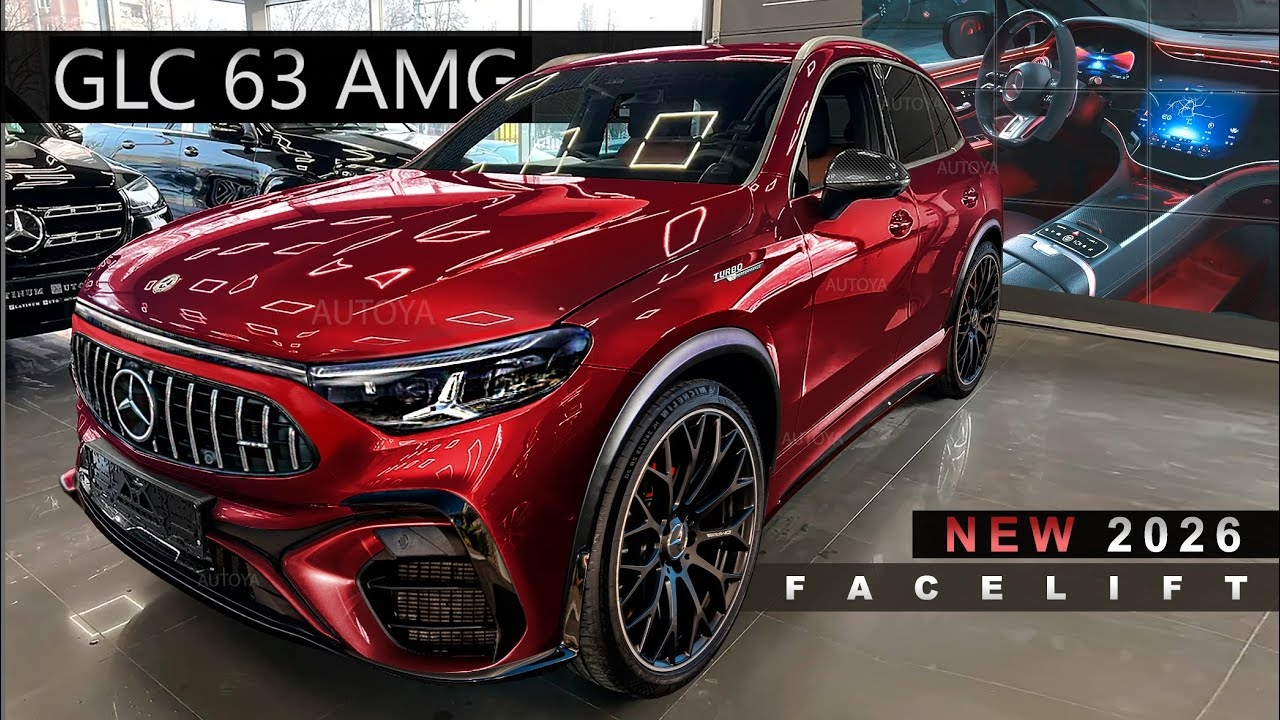 2026 Mercedes Benz GLC 63 AMG V8 With Exterior Facelift New Interior YouTube