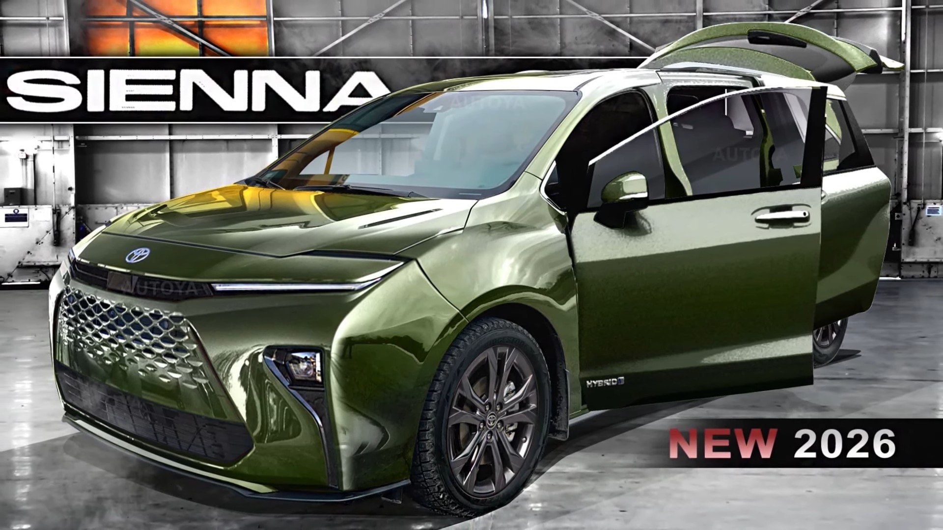 2026 Toyota Sienna Dreams Of A Full Digital Redesign For The Fourth Generation Minivan Autoevolution