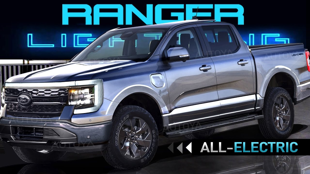 All Electric 2025 Ford Ranger Lightning FIRST LOOK At New Electric Mid Size Pick Up Truck YouTube