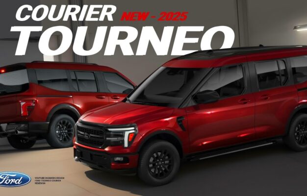 ALL NEW 2025 FORD TOURNEO COURIER REDESIGN Digimods DESIGN YouTube