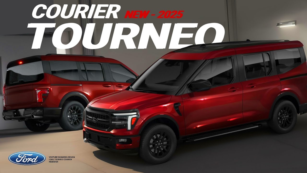 ALL NEW 2025 FORD TOURNEO COURIER REDESIGN Digimods DESIGN YouTube