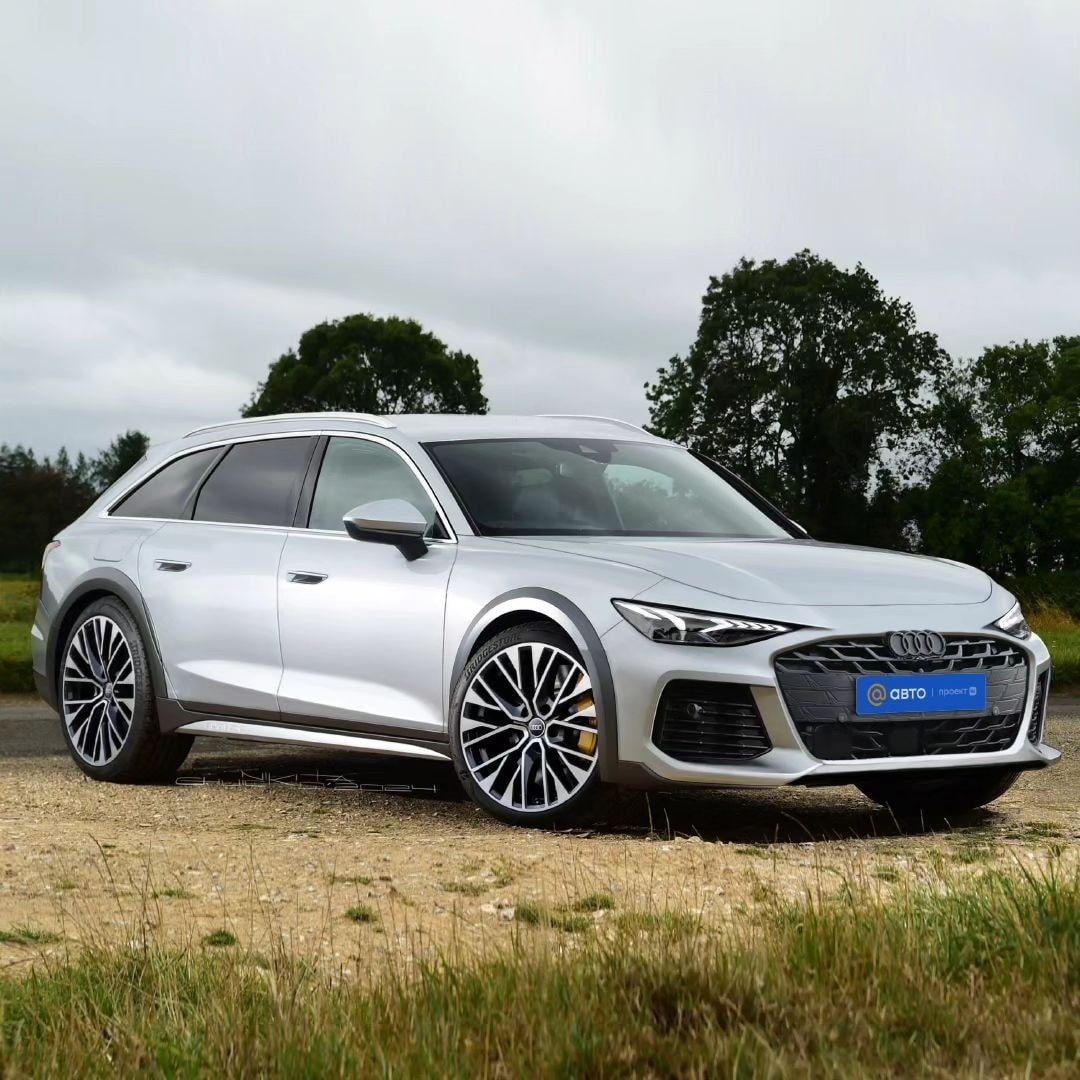 All New 2026 Audi A7 Allroad Quattro Looks Soft In Realistic Digital Illustrations Autoevolution