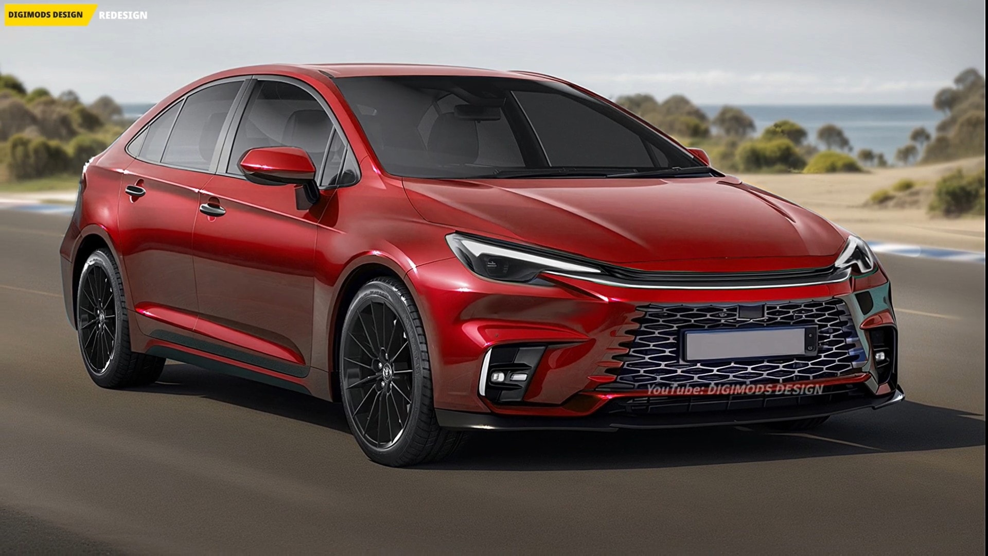 All New 2026 Or 2027 Toyota Corolla Sedan Gets Thoroughly Redesigned Albeit Only In CGI Autoevolution