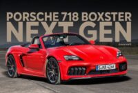 All New Porsche 718 Boxster Virtually Presents Itself Free Of Camo Across Imagination Land Autoevolution