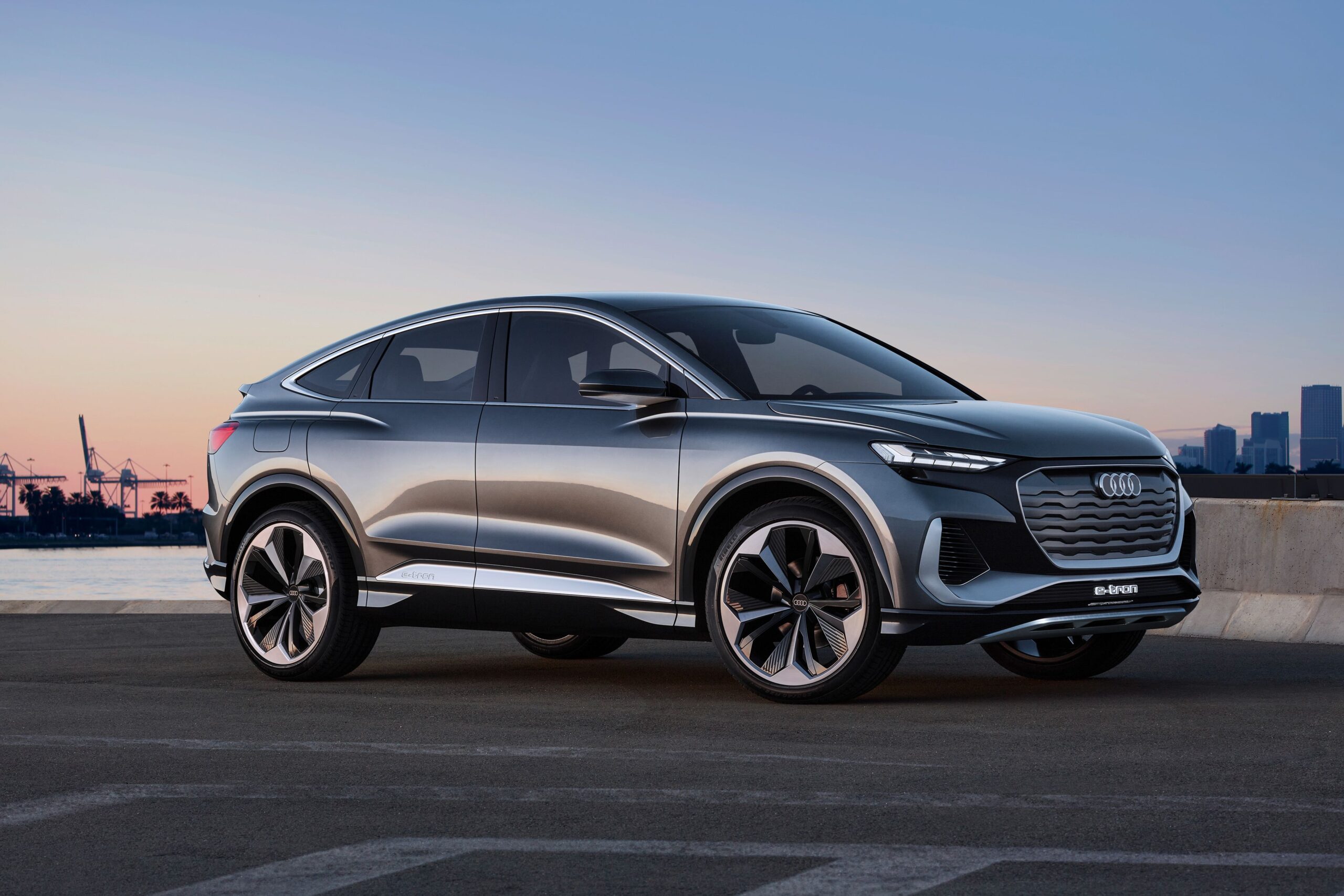 Audi Reveals Q4 Sportback E tron Concept With Slicker Roofline