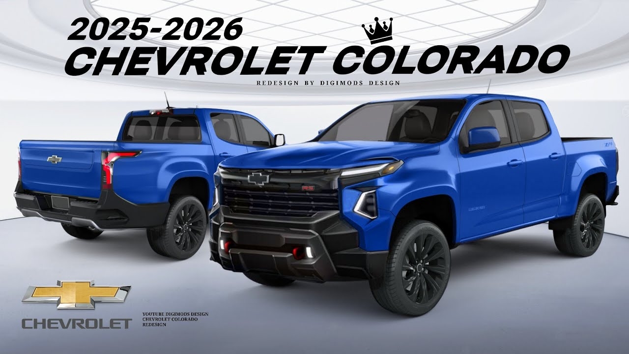 CHEVROLET COLORADO 2025 2026 REDESIGN Digimods DESIGN YouTube