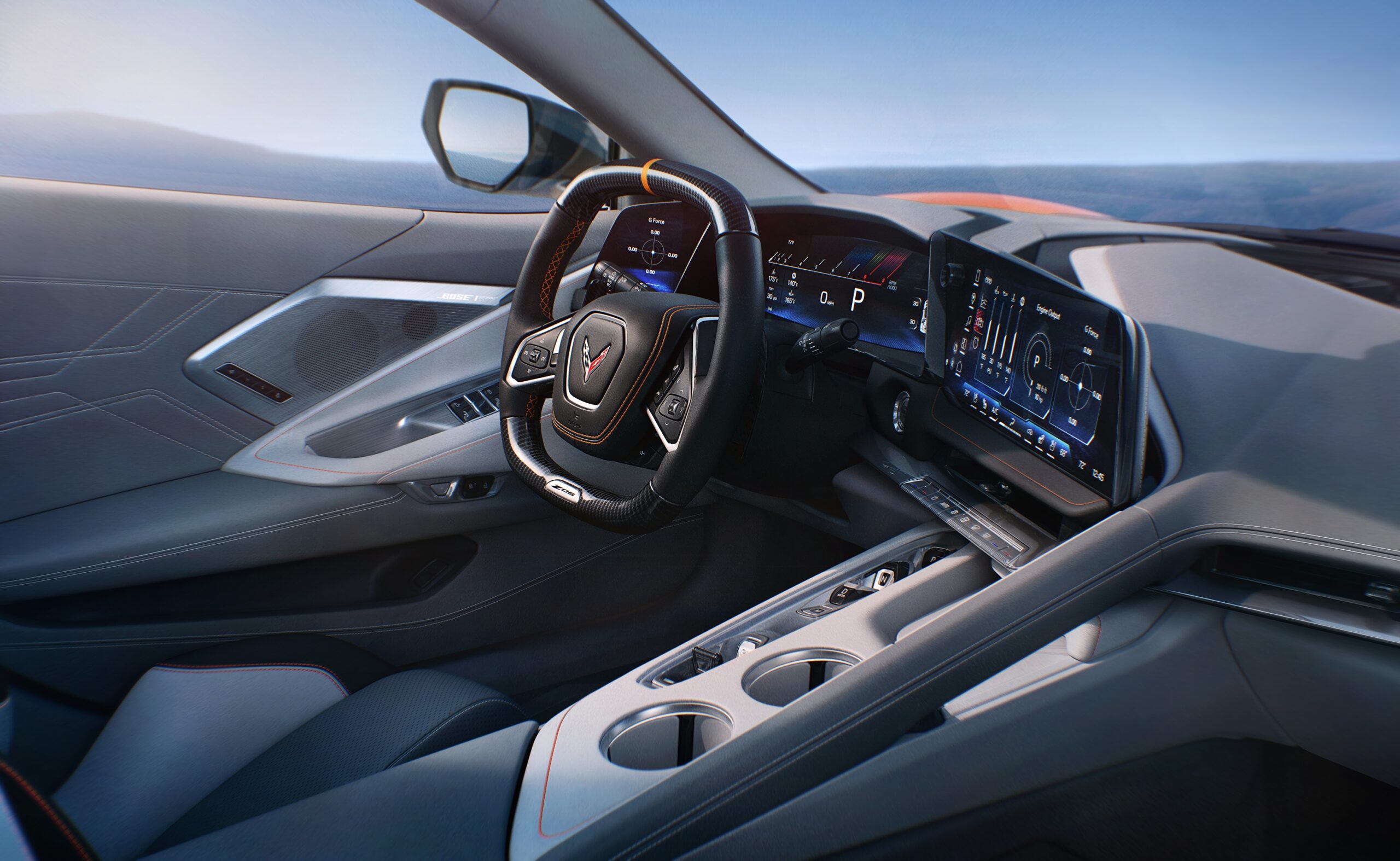 For 2026 Corvette s New Interior Elevates Driver Cockpit Design