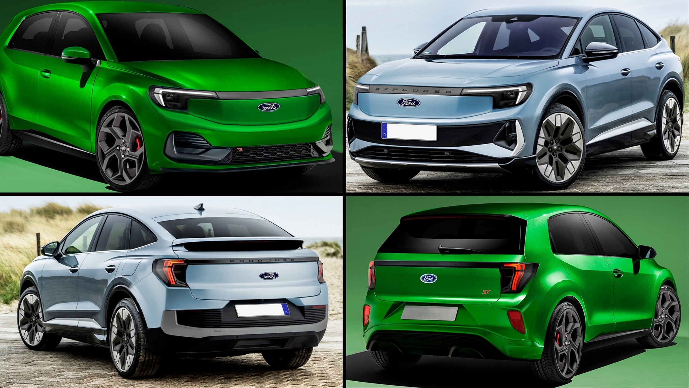 Ford s New MEB Family Grows With Digital 2026 Fiesta ST And Explorer Coupe EVs Autoevolution