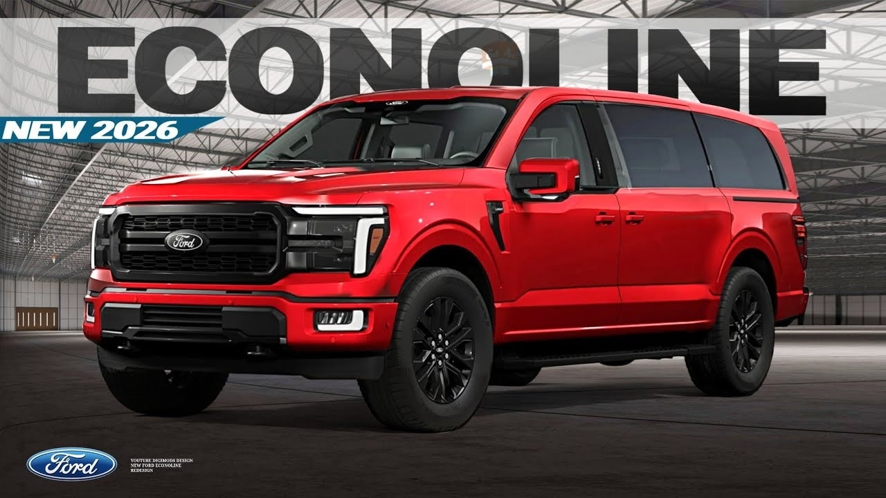 New 2026 Ford Econoline Hits Fantasy Land Like A Train Looks Like The Ultimate Family Car Autoevolution