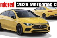 New 2026 Mercedes Benz CLA Rendered YouTube