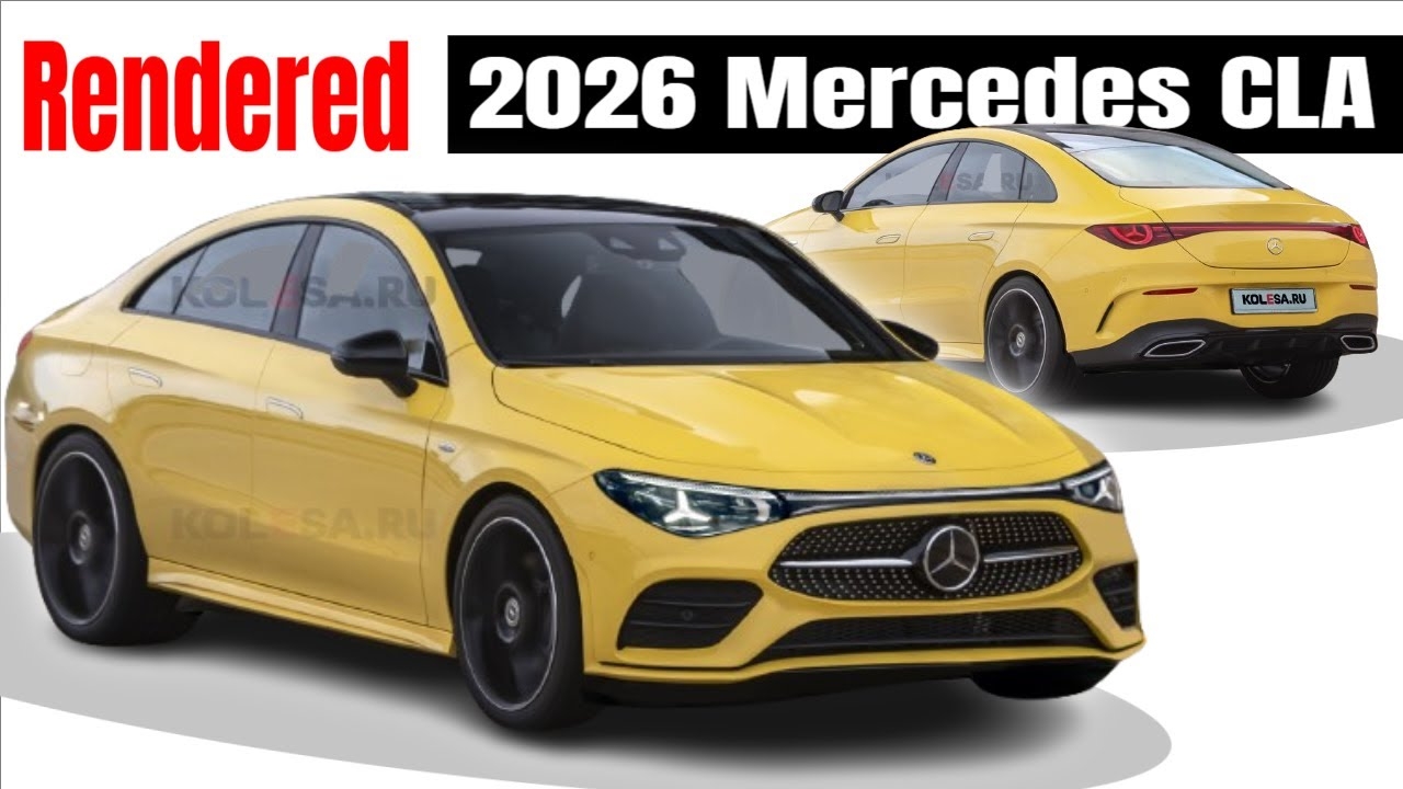 New 2026 Mercedes Benz CLA Rendered YouTube