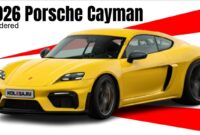 New 2026 Porsche Cayman Rendered YouTube
