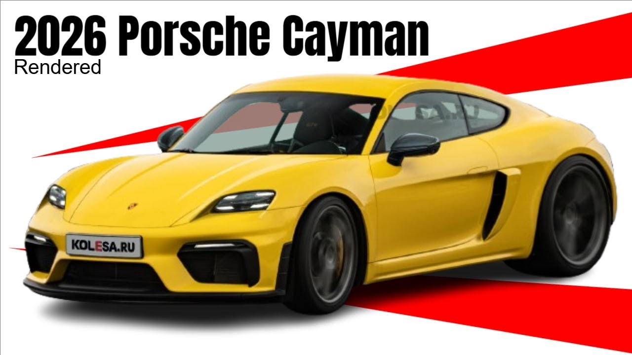 New 2026 Porsche Cayman Rendered YouTube