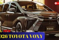 New Look Toyota Voxy 2026 Is Here The Future Of Smart And Stylish Mobility YouTube