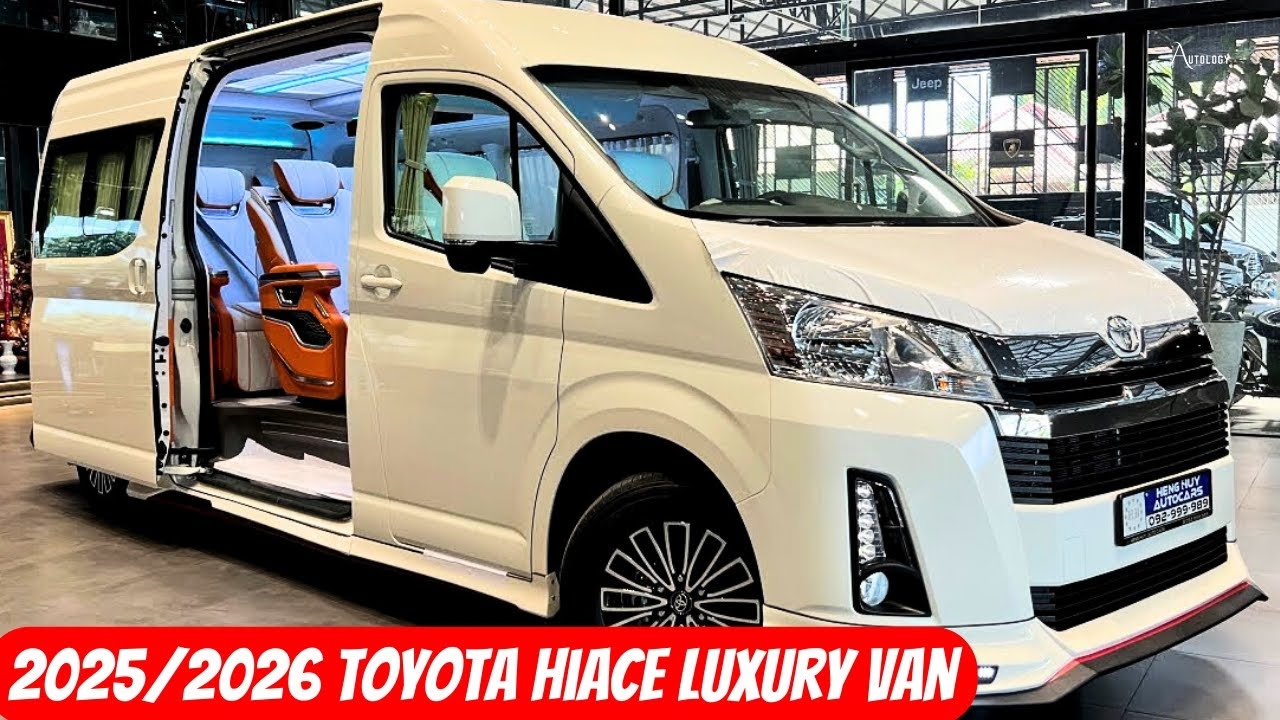 New Toyota Hiace 2025 2026 Luxury Van Luxury Toyota Hiace Redesign YouTube