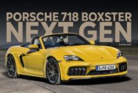 Next Gen Porsche 718 Boxster Digitally Gets Rid Of All Camouflage In Fantasy Land Autoevolution
