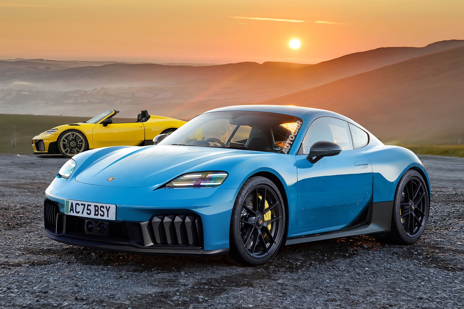 Porsche Boxster Cayman EVs Use Race Tech For real Sports Car Handling Autocar