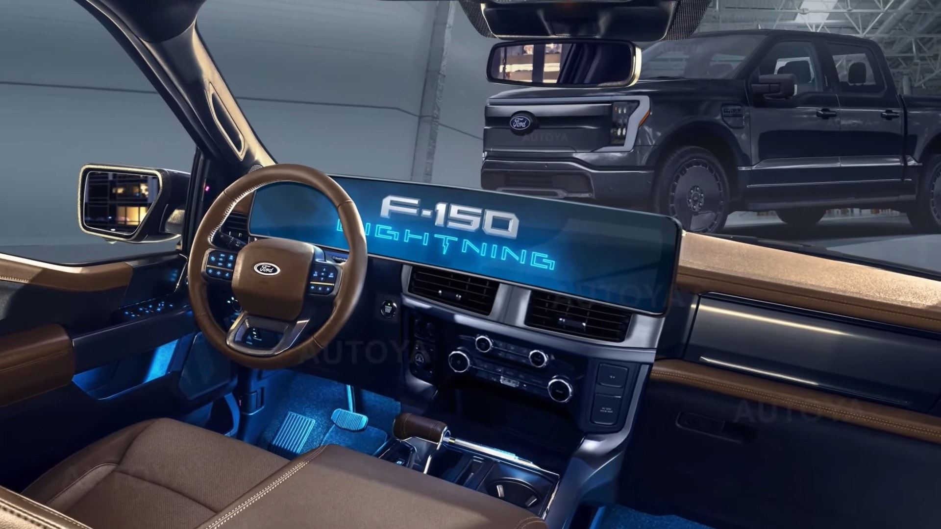 Refreshed 2026 Ford F 150 Lightning Spills The Beans In CGI Both Inside And Outside Autoevolution