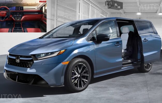 Refreshed 2026 Honda Odyssey Virtually Presents Its New Goodies Inside And Outside Autoevolution