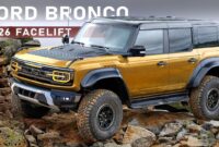 Rendering Do You Like The Facelifted 2026 Ford Bronco Autoevolution
