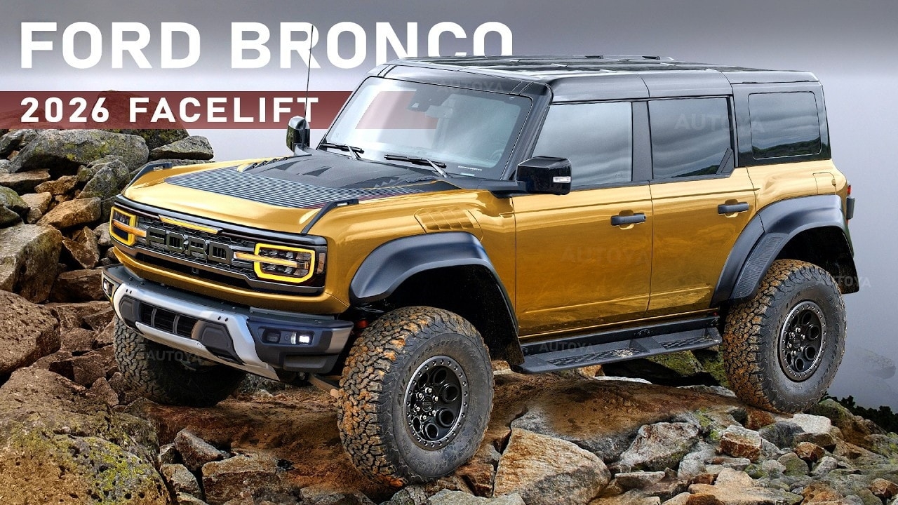 Rendering Do You Like The Facelifted 2026 Ford Bronco Autoevolution
