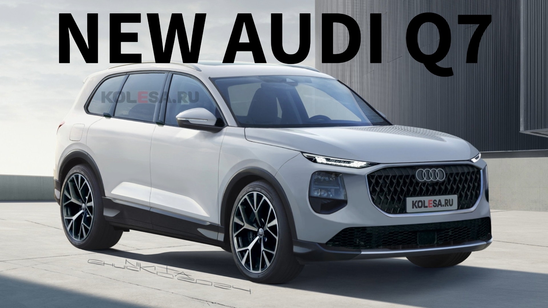 Rendering New 2026 Audi Q7 Makes Scripted Debut Ahead Of Next Year s Debut Autoevolution