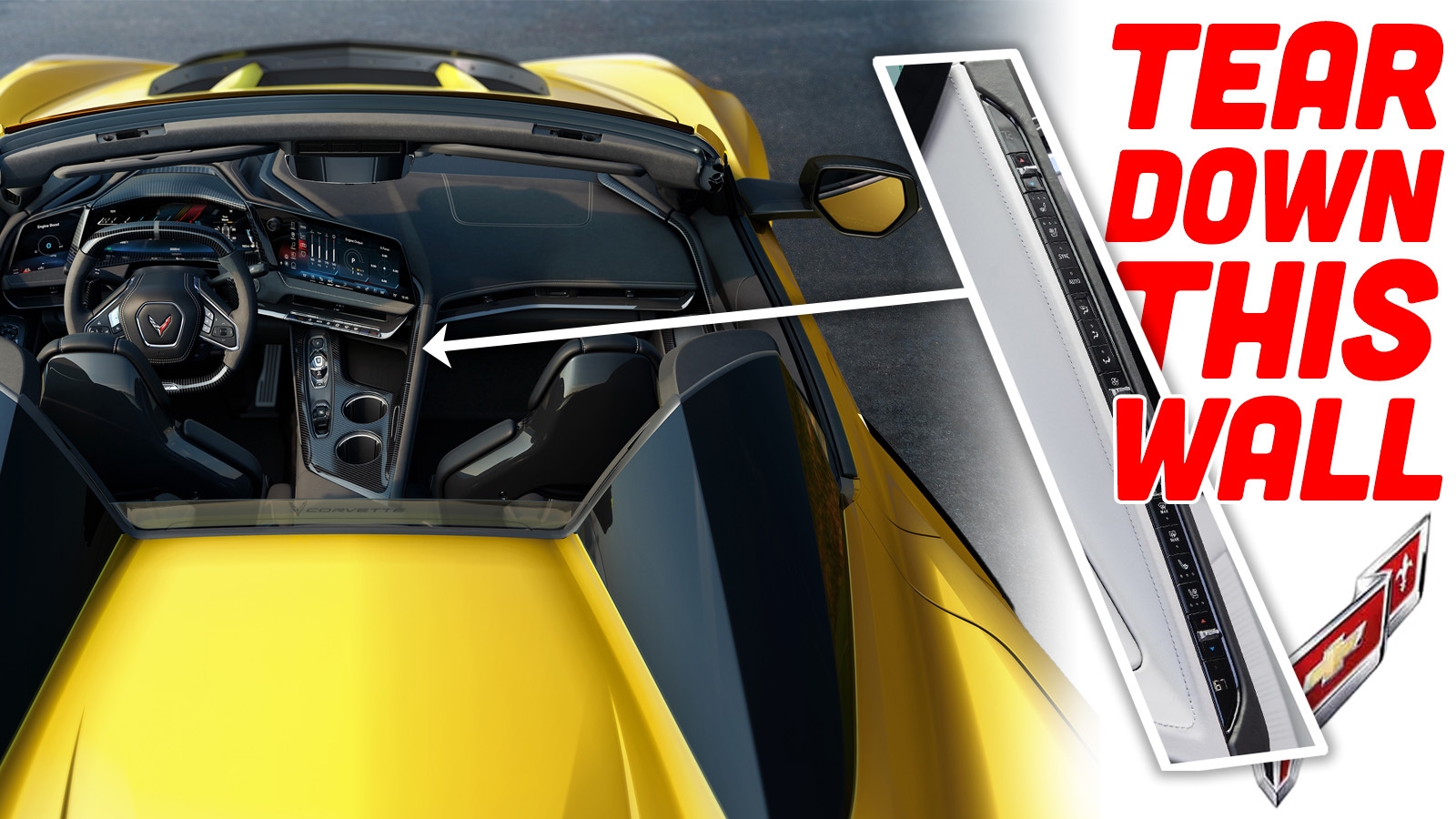 The 2026 Corvette Ditches The Wall Of Buttons And Gets A Sweet New Roof The Autopian