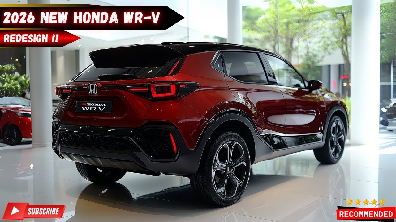 The New 2026 Honda WR V A Game Changing Revelation That Will Blow You Away YouTube