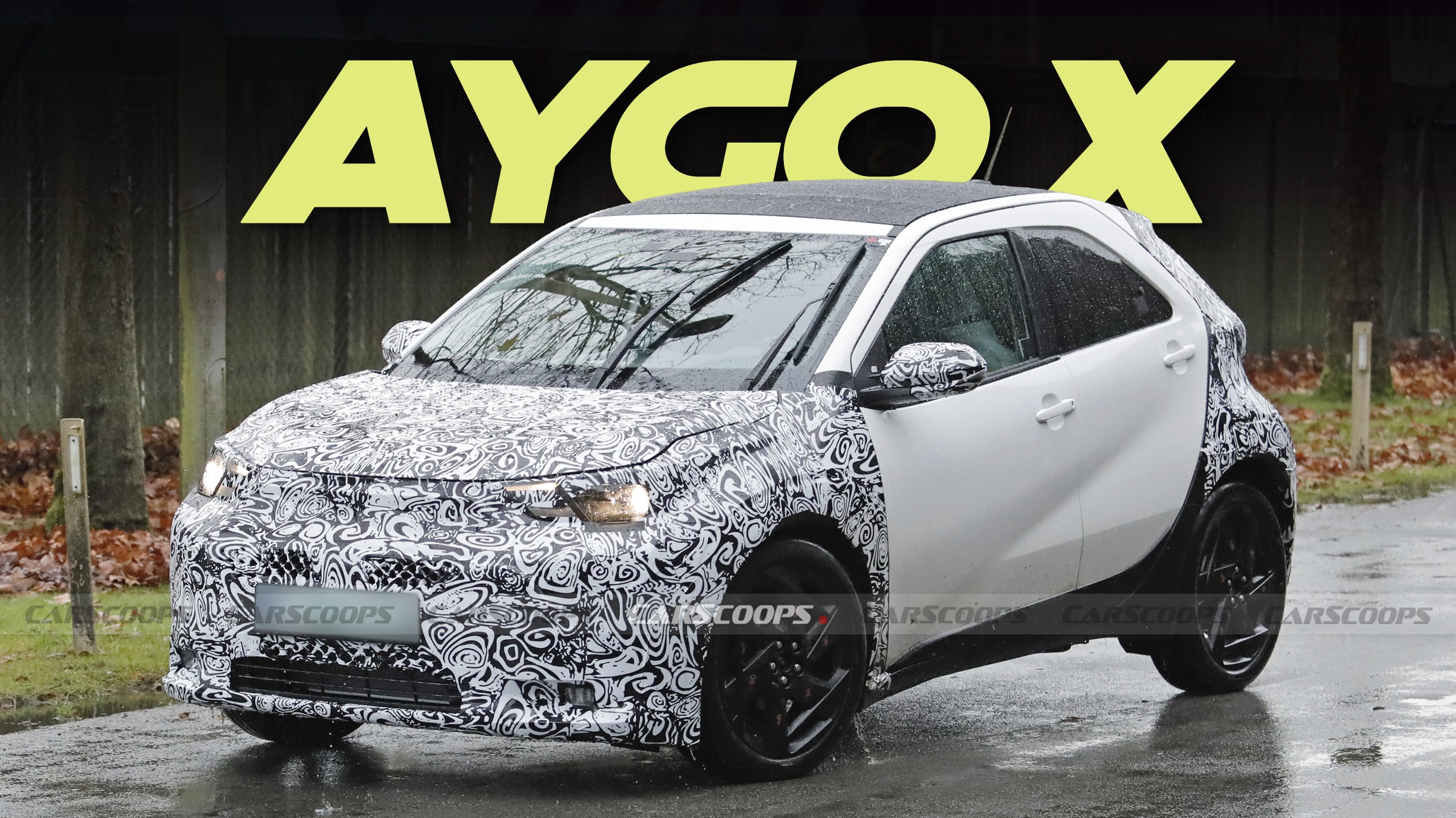 Toyota Aygo X Refresh Hits The Streets For The First Time Carscoops