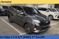 Toyota Calya 1 2 G A T B400 2nd Facelift Review Indonesia YouTube
