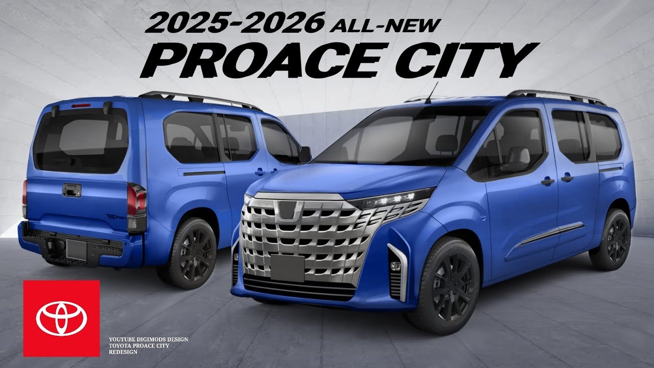 TOYOTA PROACE CITY 2025 2026 REDESIGN Digimods DESIGN YouTube