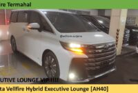 Toyota Vellfire Hybrid Executive Lounge AH40 Review Indonesia YouTube