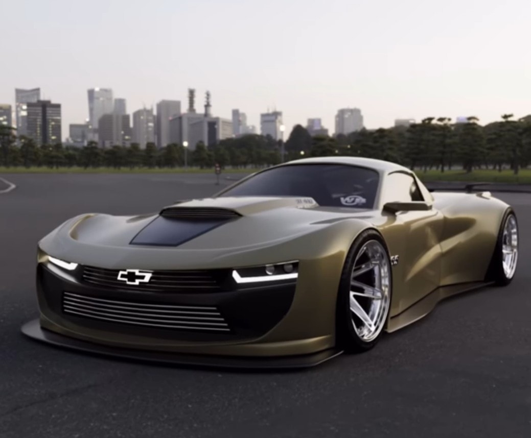 Virtual 2026 Chevy Camaro SS Looks Like C8 Corvette s Baby Sports ZZ632 Crate Engine Autoevolution