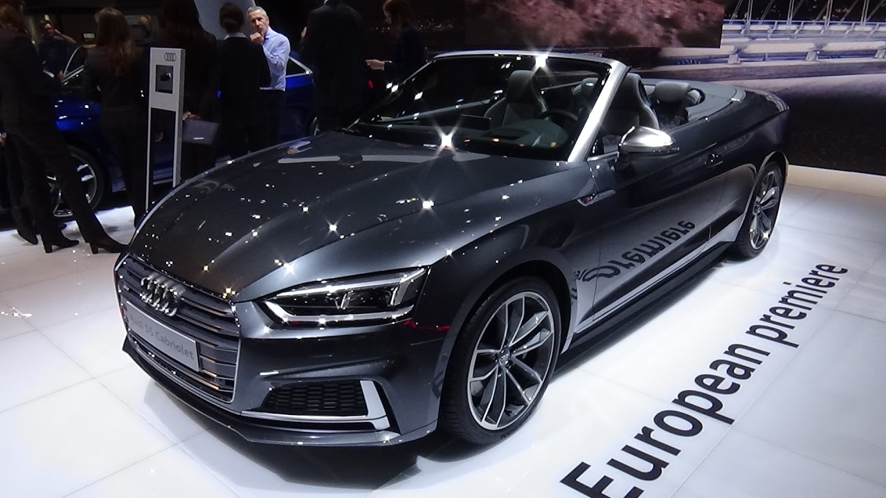 2017 audi s5 cabriolet exterior and interior auto show brussels 2017