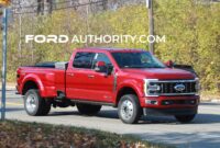 2023 ford f 450 super duty limited in rapid red photos