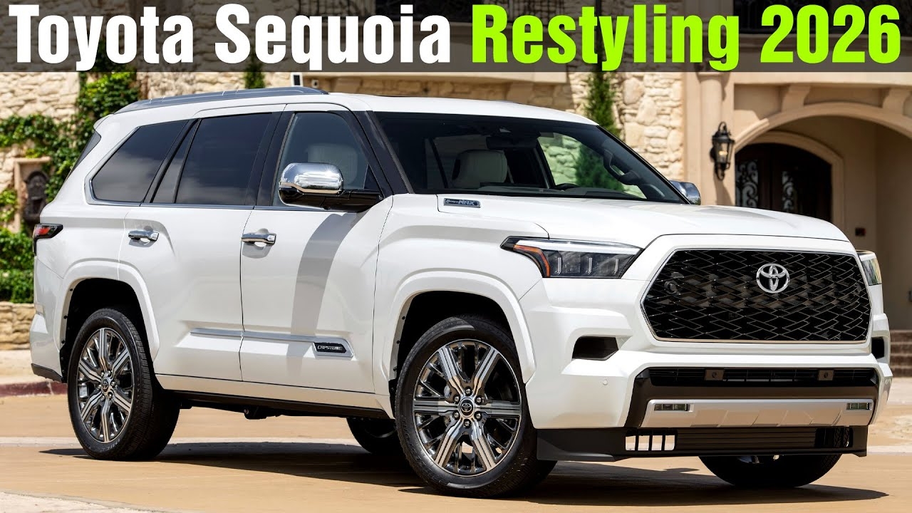 2026 2027 New Toyota Sequoia Restyling First Look 