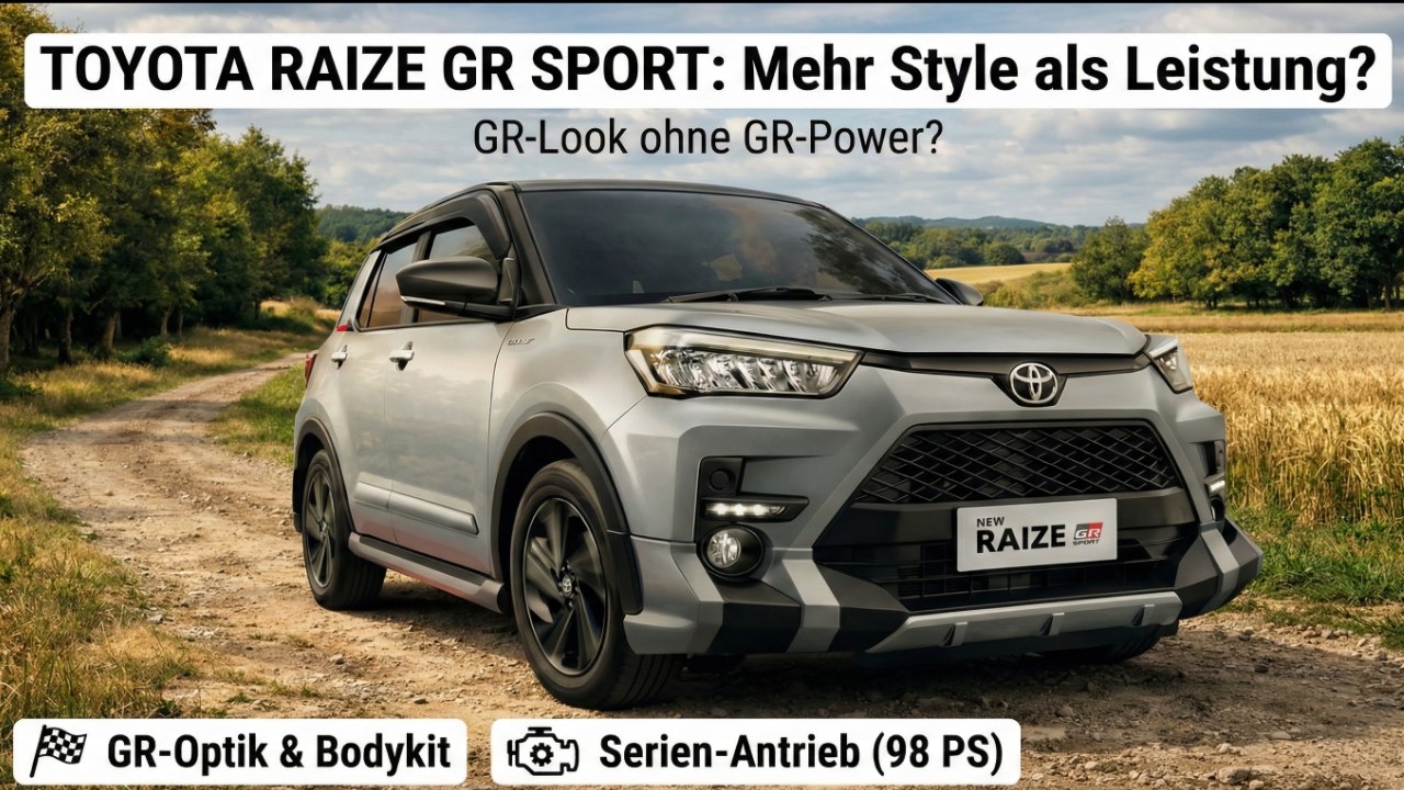 2026 Toyota Raize GR Sport Vorgestellt GR Look Ohne GR Power