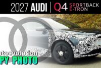 2027 Audi Q4 Sportback E tron Spied Flaunting Evolutionary Design