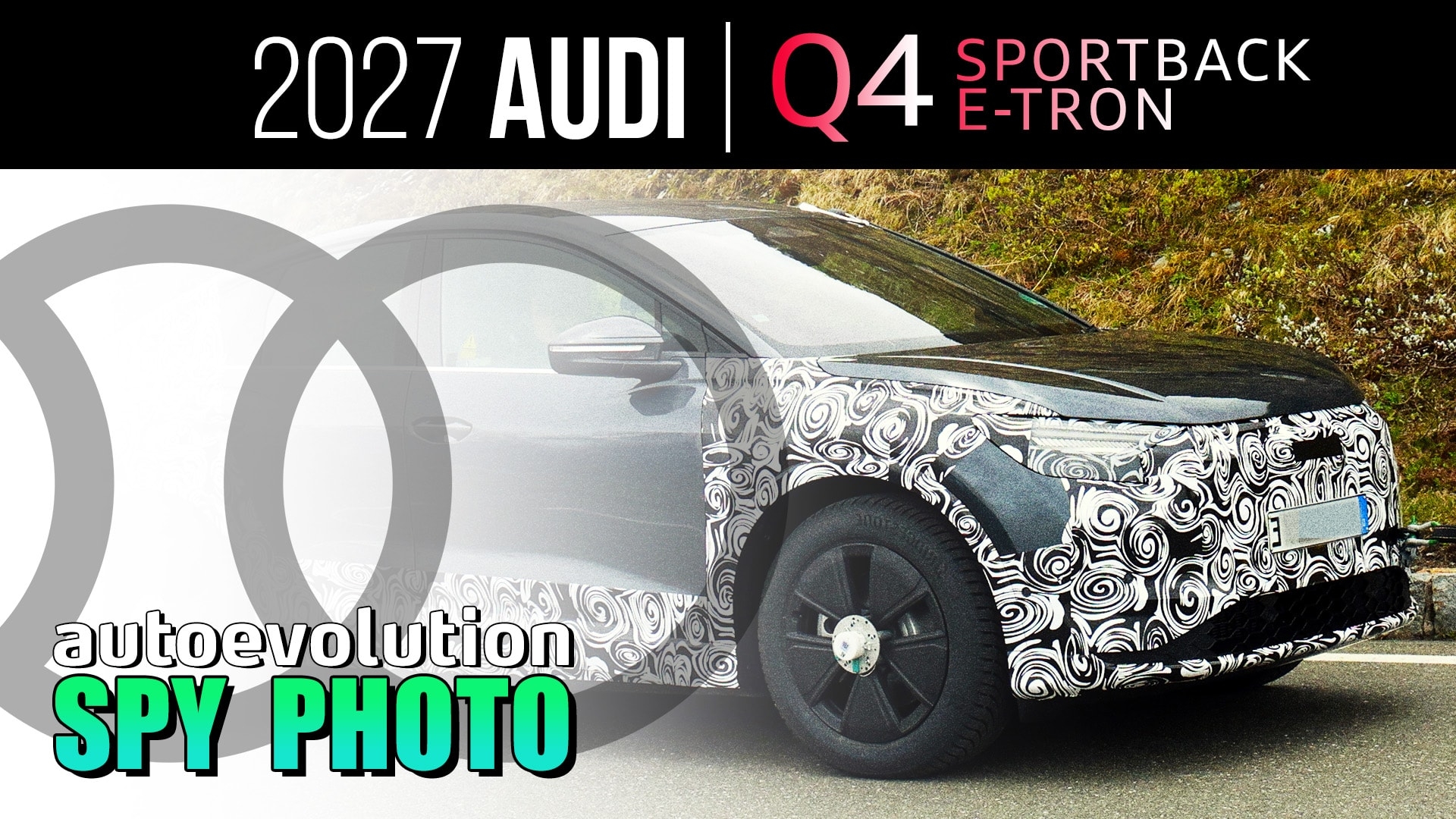 2027 Audi Q4 Sportback E tron Spied Flaunting Evolutionary Design 